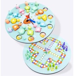 Joc multifuntional de tip montessori, Motricitate si ceas, 3 ani01