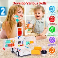 Jucarie de Rol, Set ambulanta cu pacient, 3 ani+