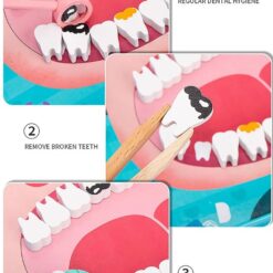 Jucarie educativa, Trusa medic dentist din lemn, 3 ani 01
