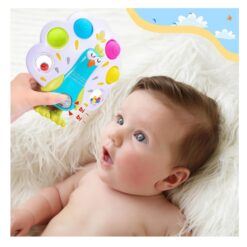 Jucărie educativă și motrică pentru bebeluși, Păun, 12 luni+