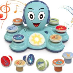 Jucarie interactiva bebe- Caracatita muzicala, 18 luni+ 01