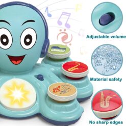 Jucarie interactiva bebe- Caracatita muzicala, 18 luni+ 01