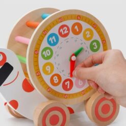 Jucarie interactiva de tras, din lemn -Catel 04