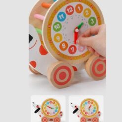 Jucarie interactiva de tras, din lemn -Catel 02