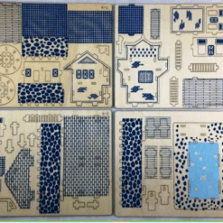 Macheta 3D din lemn, Vila asiatica, 6 ani+