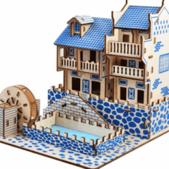 Macheta 3D din lemn, Vila asiatica, 6 ani+