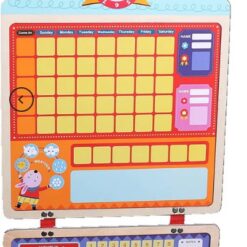 Setul include spații Panou magnetic de responsabilități pentru copii-Tabel de sarcini zilnice 09