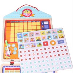 Panou magnetic de responsabilități pentru copii-Tabel de sarcini zilnice 09