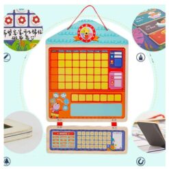 Panou magnetic de responsabilități pentru copii-Tabel de sarcini zilnice 09