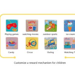 Panou magnetic de responsabilități pentru copii -Tabel de sarcini zilnice 01