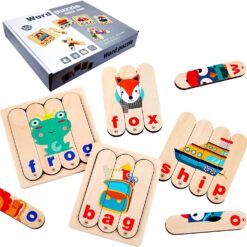 Puzzle de asociere cu benzi de potrivire, Alfabet, 3 ani+ 02