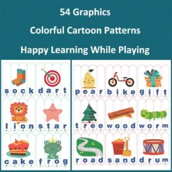 Puzzle de asociere cu benzi de potrivire, Alfabet, 3 ani+ 02