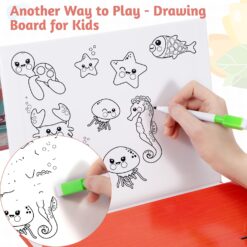 Puzzle magnetic tip carte- Imbraca fetita, 3 ani