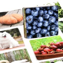 Set 20 carduri stimulare cognitiva si vizuala bebe, 1-3ani 01