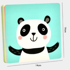 Set 20 carduri stimulare cognitiva si vizuala bebe, 6-12 luni 02