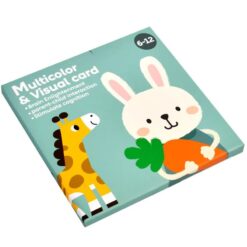 Set 20 carduri stimulare cognitiva si vizuala bebe, 6-12 luni 02