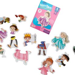 Set 6 puzzle-uri bebelusi din 2 sau 3 piese mari, Personaje Povesti, 18 luni 001