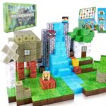 Set de constructie magnetic cu 148 de piese, 3 ani+, Minecraft