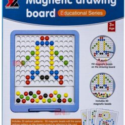 Joc creativ Mozaic Pixel Magnetic cu 50 butoni colorati, 3 ani+