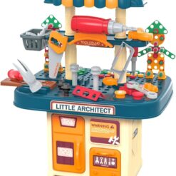 Banc de lucru si set constructie cu 246 de piese, 3 ani 01