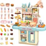 Bucatarie cu sunete si lumini pentru copii, 36 cm, 3 ani+,Albastru