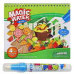 Carte de colorat cu apa, Tematica Fructe si legume