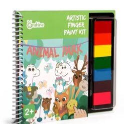 Carte de pictat cu degetele, Animale, 2 ani, Onshine 01