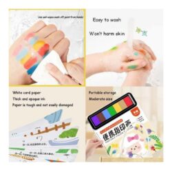 Carte de pictat cu degetele, Animale, 2 ani, Onshine 01