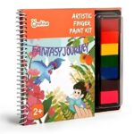 Carte de pictat cu degetele, Finger Paint Kit, 2 ani, Onshine
