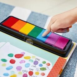 Carte de pictat cu degetele, Finger Paint Kit, 2 ani, Onshine 01