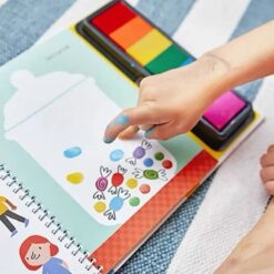 Carte de pictat cu degetele, Finger Paint Kit, 2 ani, Onshine 01