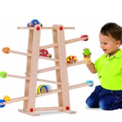 Circuit XXL din lemn cu 7 piste, 56 CM, 1 AN+ 01