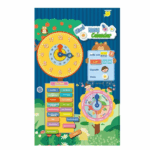 Joc Ceas Calendar magnetic, Limba Romana, 3 ani