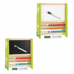 Joc Ceas Calendar, tablita de scris, din Lemn - Limba Romana, 3 ani 02