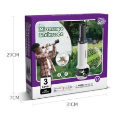 Joc creativ Stiinta si joaca, Primul Meu Microscop si Telescop, 6 ani+ 01