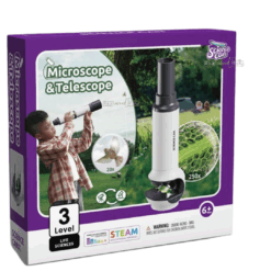 Joc creativ Stiinta si joaca, Primul Meu Microscop si Telescop, 6 ani+