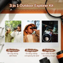 Joc creativ Stiinta si joaca, Primul Meu Microscop si binoclul, 6 ani+ 01