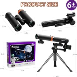 Joc creativ Stiinta si joaca, Primul Meu Microscop si binoclul, 6 ani+ 01