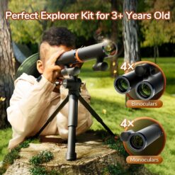 Joc creativ Stiinta si joaca, Primul Meu Microscop si binoclul, 6 ani+ 01