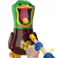 Joc de indemnare aruncare la tinta a mingiilor, Hungry Duck cu 12 bile din spuma, 3ani+