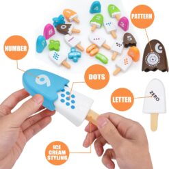 Joc de tip Montessori, Asociere culori si Matematica, 2 ani+ 01