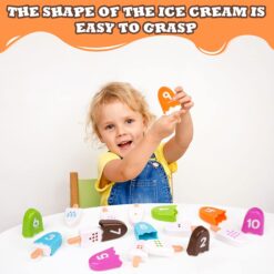 Joc de tip Montessori, Asociere culori si Matematica, 2 ani+ 01