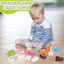 Joc de tip Montessori, Asociere culori si Matematica, 2 ani+ 01