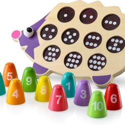 Joc de tip Montessori pentru invatarea cifrelor, 3 ani 01