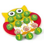 Joc de tip Montessori pentru invatarea cifrelor si de asociere, 3 ani