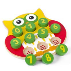 Joc de tip Montessori pentru invatarea cifrelor si de asociere, 3 ani 09