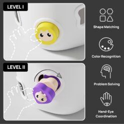 Joc educativ bebelusi, Sortator de forme si culori, 12 luni 01