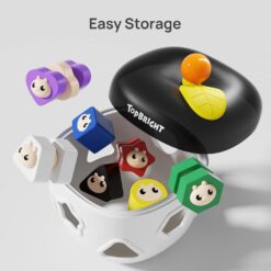 Joc educativ bebelusi, Sortator de forme si culori, 12 luni 01