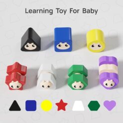 Joc educativ bebelusi, Sortator de forme si culori, 12 luni 01