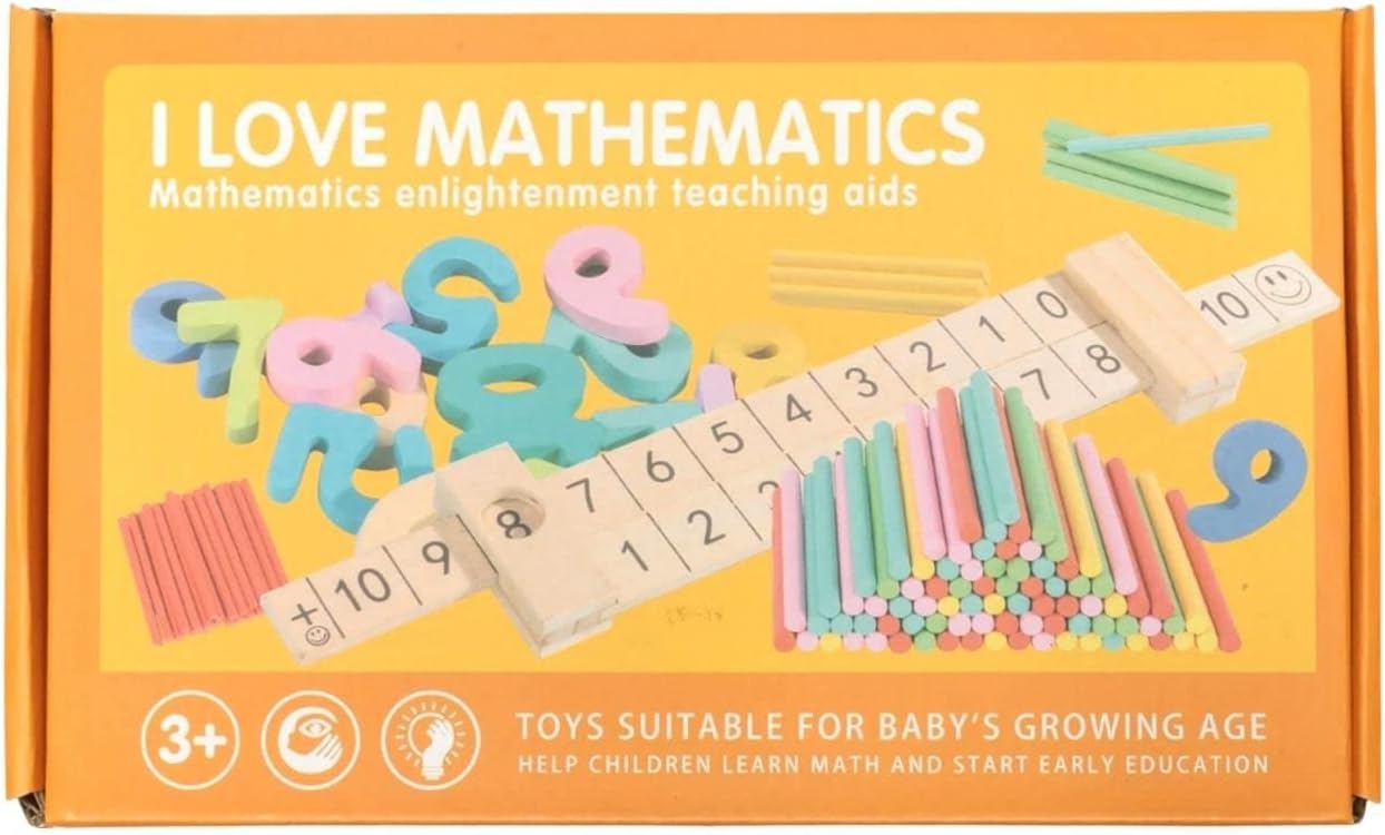 Joc educativ de clasificare cu betisoare si cifre, Matematica, 3 ani 02